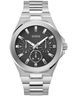 Guess Multifunktions-Edelstahluhr - Mettallic