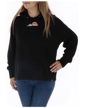 Ellesse Bedruckter hoodie mit einzigartigem muster - Schwarz