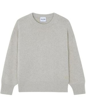 Kujten Truien & Vesten ,Wol Benita Sweater - Grijs