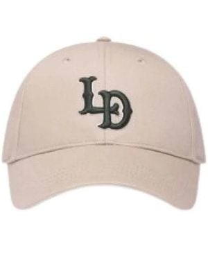 Les Deux Accessoires ,Katoen Ld Logo Baseball Cap - Naturel