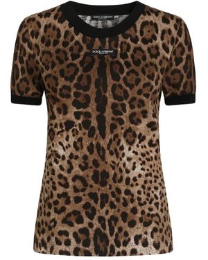 Dolce & Gabbana T-Shirts - Marrón