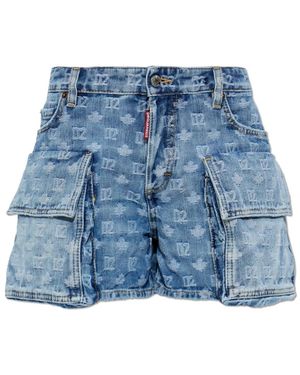 DSquared² Short Shorts - Blau