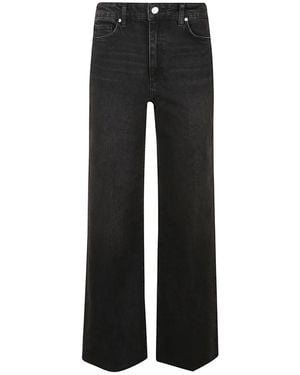 PAIGE Schwarze Stretch-Baumwolljeans Anessa