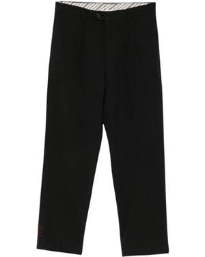 Amaranto Straight Trousers - Noir