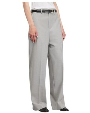 Semicouture Wide Trousers - Grigio
