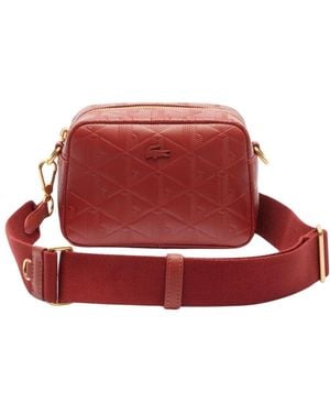 Lacoste Cross Body Bags - Rosso