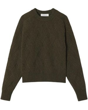 Lanvin Round-Neck Knitwear - Vert