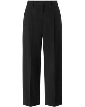 Seductive Wide Trousers - Negro