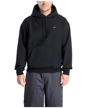 Nike Solo Swoosh Pullover Hoodie - Zwart