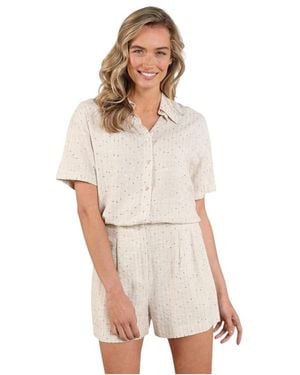 Nukus Leonora Blouse Paillet - Naturel