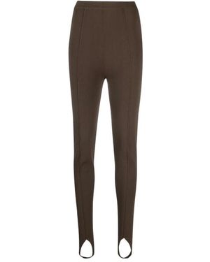 Nanushka Skinny Trousers - Marrone