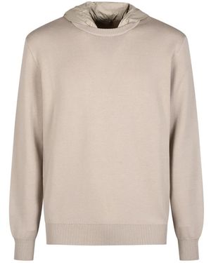 Herno Round-Neck Knitwear - Natural