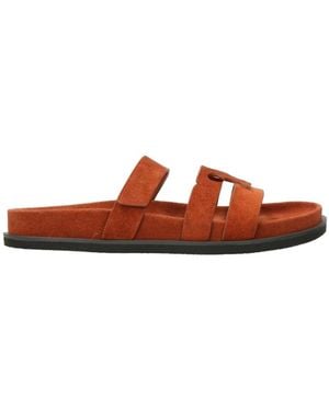 Tory Burch Sliders - Marron