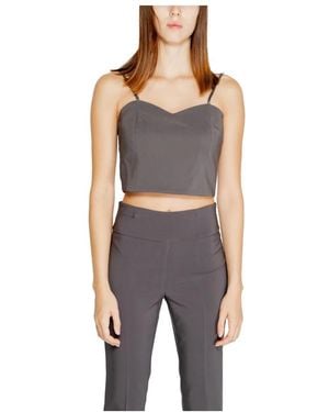 Rinascimento Sleeveless Tops - Zwart