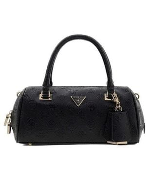 Guess Cresidia Ii Box Satchel - Schwarz