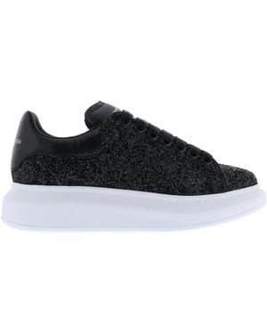 McQueen Glitzer Oversized Sneaker Für Damen - Schwarz