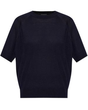 Moncler Round-Neck Knitwear - Bleu
