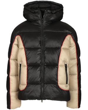 DIESEL W-Ostend Hooded Puffer Jacket - Zwart