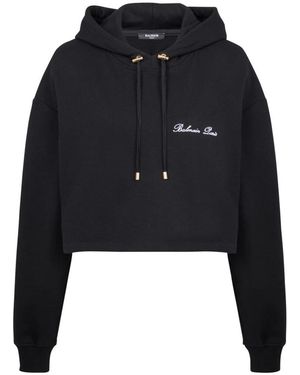 Balmain Signature Hoodie - Zwart