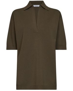 Max Mara V-Neck Knitwear - Vert