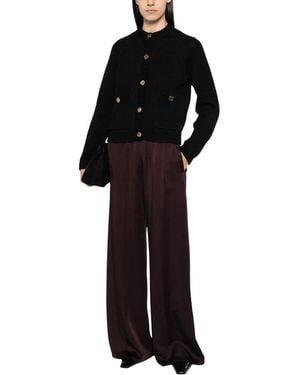 Antonelli Wide Trousers - Negro