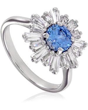 Swarovski Blüte Ring - Mettallic