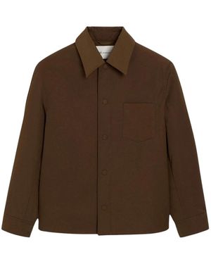 Ami Paris Gepolsterte Ami De Coeur Overshirt - Braun