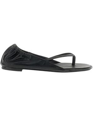 Jacquemus Flat Sandals - Black