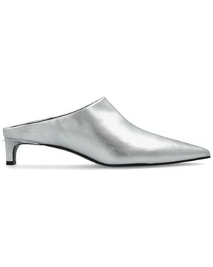 Jil Sander Heeled Mules - Blanco