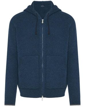 Barba Napoli Zip-Throughs - Blue