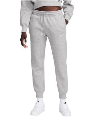 Nike Phoenix Fleece Mid-Rise Sweatpants - Grijs