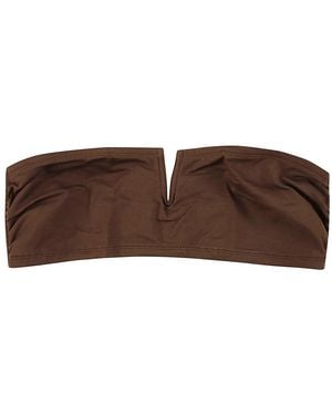 Eres Ondergoed ,Bruin ,Arcade Bandeau Bikini Top