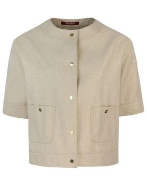 Max Mara Jassen ,Geel ,Agile Jacket - Naturel