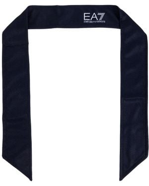 EA7 Tennis Pro Stirnband Aus Technischem Gewebe - Blau