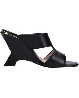 Pinko Heeled Mules - Noir