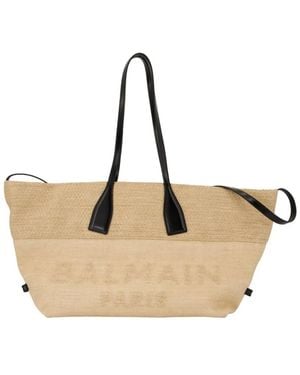 Balmain Tote Bags - Neutro