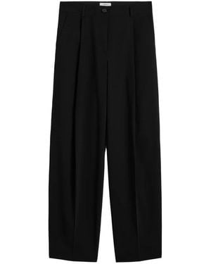 TOTEME Wide Trousers - Negro