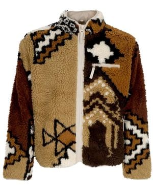 Obey Faux Fur & Shearling Jackets - Brown
