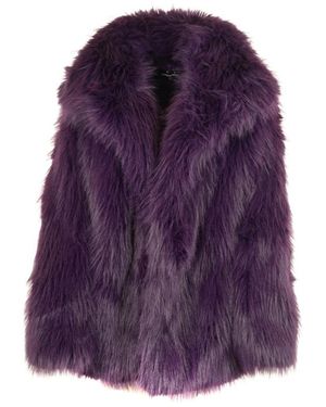 DSquared² Faux Fur & Shearling Jas - Paars