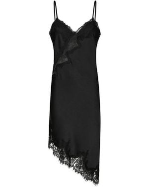 Neo Noir Maxi Jurken - Zwart