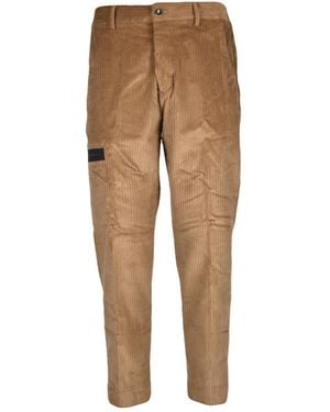 Nine:inthe:morning Straight Trousers - Neutro
