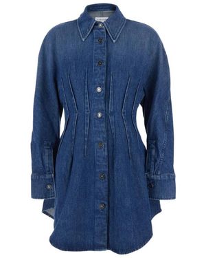 Givenchy Shirt Dresses - Blauw