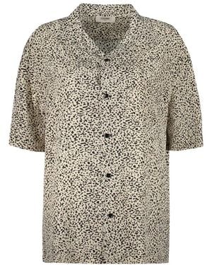 Celine Zijden Blouse Met Borstzak - Grijs