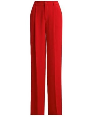 Ralph Lauren Wide Trousers - Red