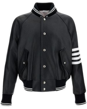 Thom Browne Bomber Jackets - Black