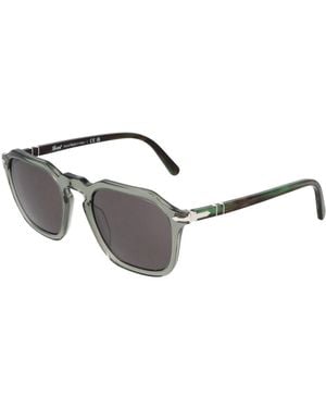 Persol Sonnenbrille Mit Eckigem Rahmen Und Premium-Gläsern - Mettallic