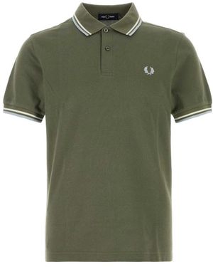 Fred Perry Polo Shirts - Green