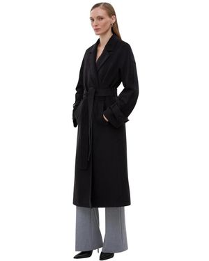 ESTRO Belted Coats - Negro