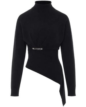 Lanvin Woll- Und Kaschmirpullover - Schwarz
