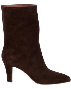 Paris Texas Elsa Wildleder-Stiefel - Braun